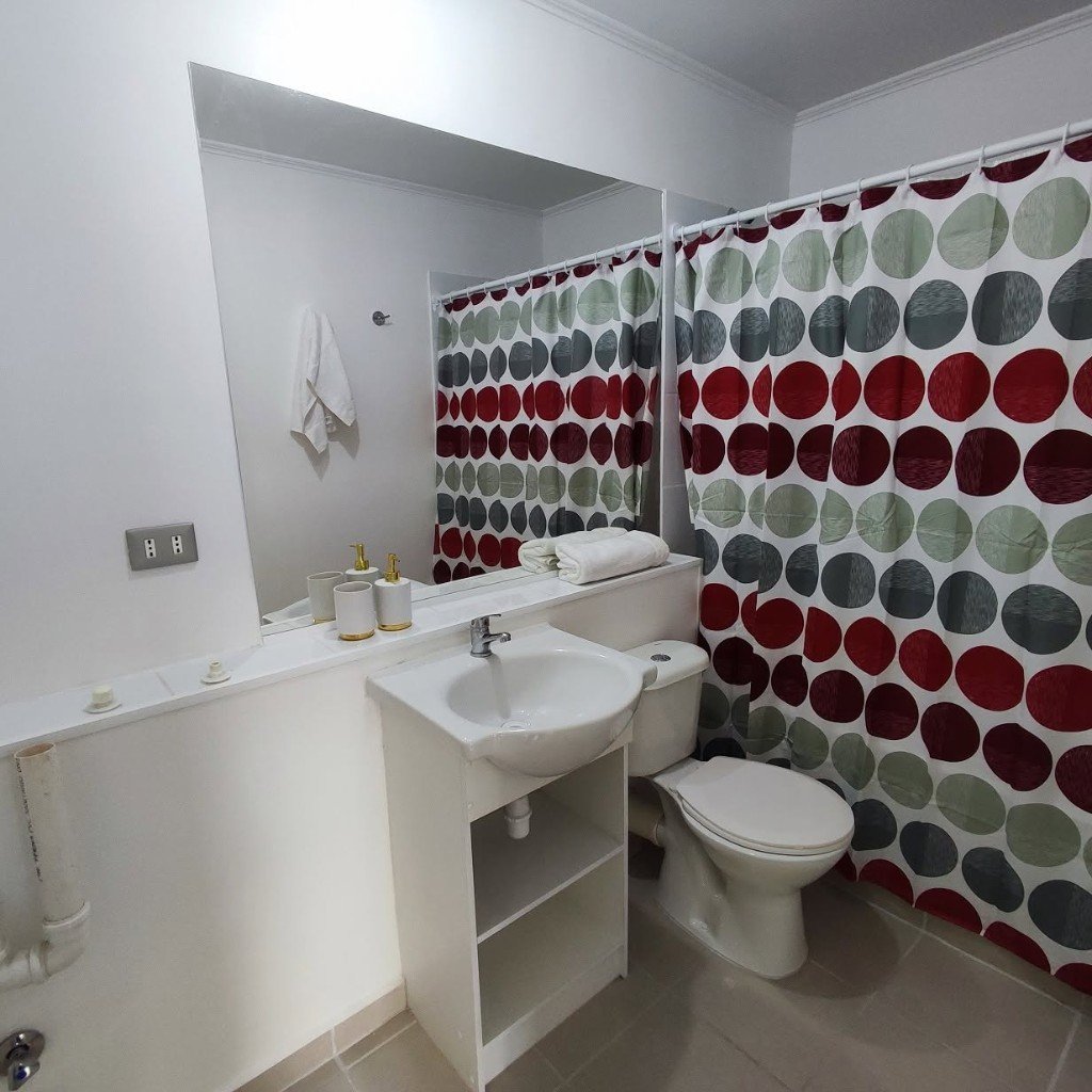 Baño del departamento en arriendo